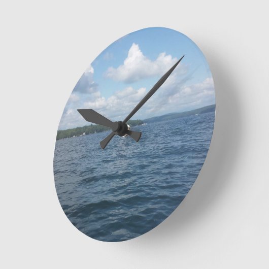 Sommerträumen Runde Wanduhr (Winkel)