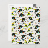 Sommertropischer Dschungel Postkarte (Vorne/Hinten)