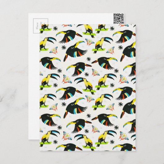 Sommertropischer Dschungel Postkarte (Vorne/Hinten)