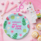 Sommertropisches Party Pappteller (Party)