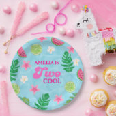 Sommertropisches Party Pappteller (Party)