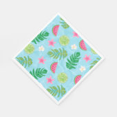Sommertropisches Party Serviette (Ecke)