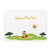 Sommerübung Funny Flexible Magnet (Horizontal)