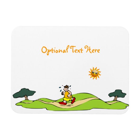 Sommerübung Funny Flexible Magnet (Horizontal)