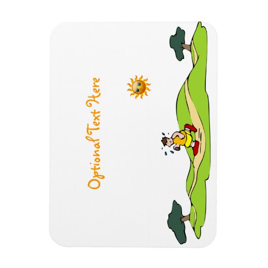 Sommerübung Funny Flexible Magnet (Vertikal)