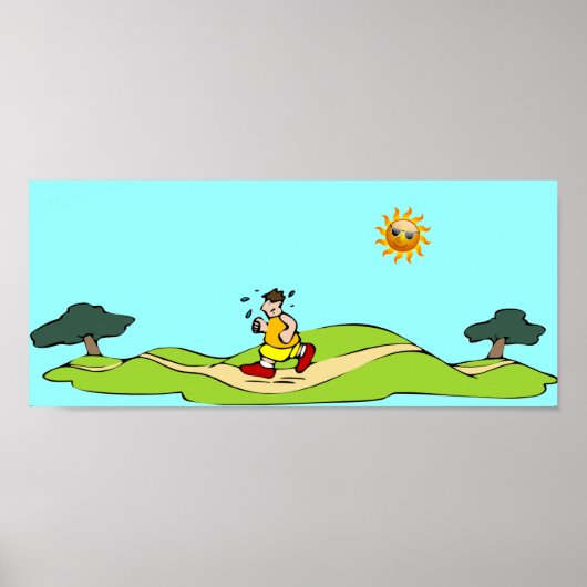 Sommerübung Funny Poster (Vorne)