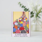 Sommerumsätze schnell erreichbar mit Untergrund Postkarte (Stehend Vorderseite)