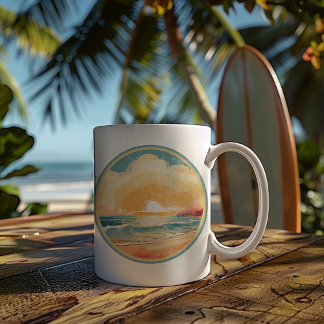 Sommeruntergang kaffeetasse