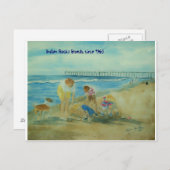 Sommerurlaub am Indian Rocks Beach Postkarte (Vorne/Hinten)