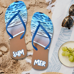 Sommerurlaub am Strand Badesandalen