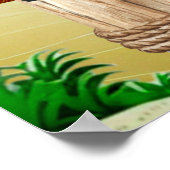 Sommerurlaub am Strand, Entspannung Poster (Ecke)