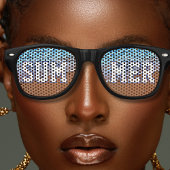 Sommerurlaub am Strand Partybrille