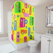 Sommerurlaub am Strand Sonnenbäder Duschvorhang (Beispiel)