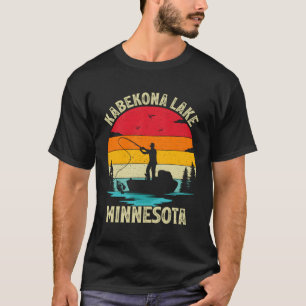Sommerurlaub Angeln Minnesota Kabekona See T-Shirt