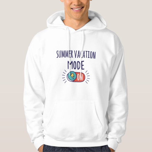 Sommerurlaub eingeschaltet hoodie (Vorderseite)
