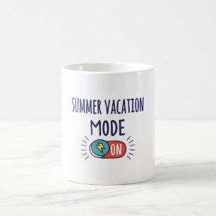Sommerurlaub eingeschaltet kaffeetasse