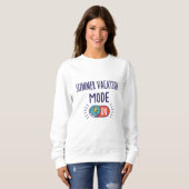 Sommerurlaub eingeschaltet sweatshirt (Vorne ganz)