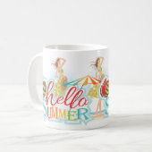 Sommerurlaub Entspannung Kaffeetasse (Vorderseite Links)