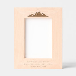 Sommerurlaub Familienurlaub Foto Geätzte Rahmen