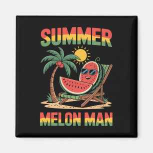 Sommerurlaub Feiertag Wassermelone Strand Deck Cha Magnet