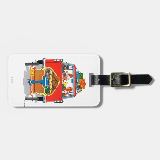 Sommerurlaub Gepäckanhänger (Vorderseite horizontal)