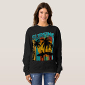 Sommerurlaub im Surfen Sweatshirt (Vorne ganz)