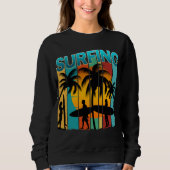 Sommerurlaub im Surfen Sweatshirt (Vorderseite)