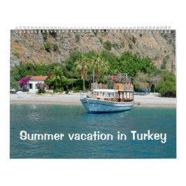 Sommerurlaub in der Türkei Kalender