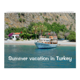 Sommerurlaub in der Türkei Kalender