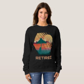 Sommerurlaub in Ruhestand Sweatshirt (Vorne ganz)