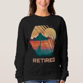 Sommerurlaub in Ruhestand Sweatshirt