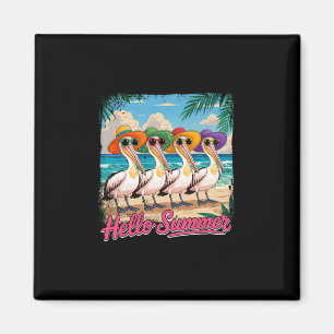 Sommerurlaub Kostüm Gruppe Pelikane Singles On  Magnet