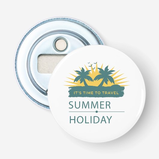 Sommerurlaub Landschaft Flaschenöffner (Vorderseite)