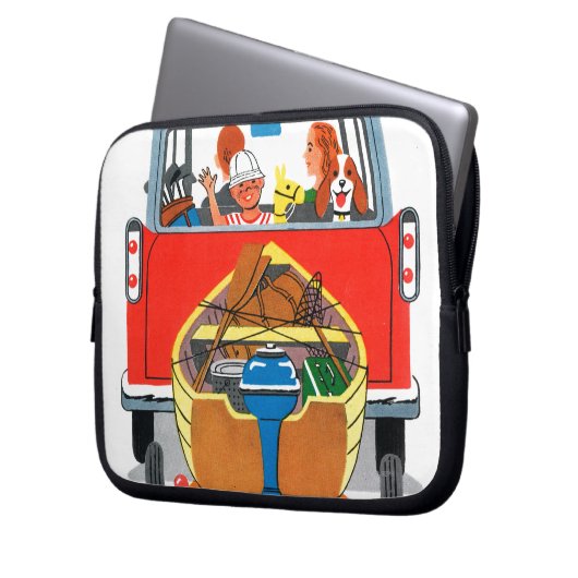 Sommerurlaub Laptopschutzhülle (Vorderseite Links)