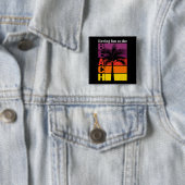 Sommerurlaub mit Spaß im Retro Beach Button (Beispiel)
