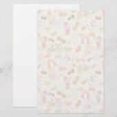 Sommerurlaub-Muster Briefpapier (Vorne/Hinten)