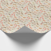Sommerurlaub Muster Geschenkpapier (Ecke)