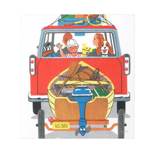 Sommerurlaub Notizblock (Vorderseite)