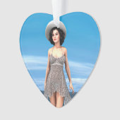 Sommerurlaub Ornament (Vorderseite)