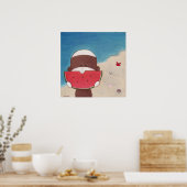 Sommerurlaub-Poster Poster (Küche)