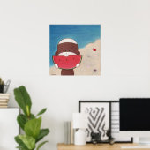 Sommerurlaub-Poster Poster (Heimbüro)