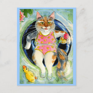 Sommerurlaub Postkarte, wünschend Sie wären hier Postkarte