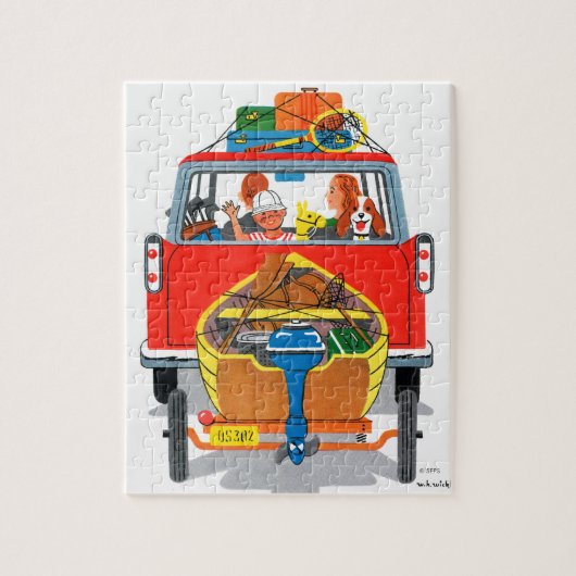 Sommerurlaub Puzzle (Vertikal)