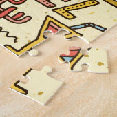 Sommerurlaub Reisen Doodle Set Puzzle (Seite)