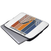 Sommerurlaub Reiten auf dem Rollercoaster Retro Laptopschutzhülle (Vorne Knopf)