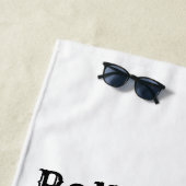 Sommerurlaub Reiten auf dem Rollercoaster Retro Strandtuch (Beispiel)