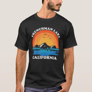 Sommerurlaub Retro Sunset California Frankreich T-Shirt