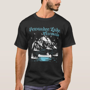 Sommerurlaub Retro Wisconsin Pewaukee See T-Shirt