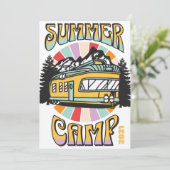 Sommerurlaub Saisonkarten Feiertagskarte (Stehend Vorderseite)