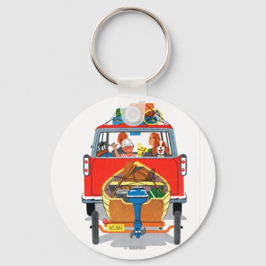 Sommerurlaub Schlüsselanhänger (Vorderseite)